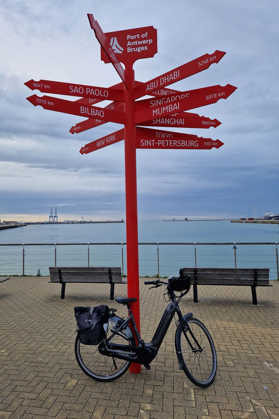 De haven van Zeebrugge